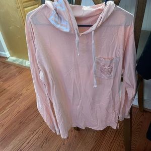 Pink Long Sleeve Hoodie